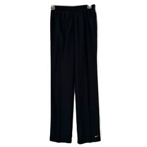 Nike Track Pants Women S Black White Stripe Slit Swoosh Athleisure Comfy Vintage